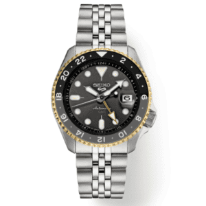 Seiko 5 Sports Black Automatic GMT