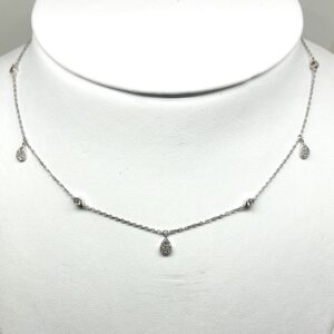 14k .40ctw Diamond by the Inch Necklace