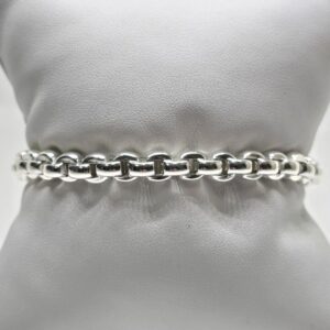 Sterling Silver (925) 8" 6.8mm Rolo Bracelet