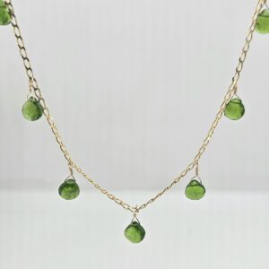 14k Tsavorite Necklace