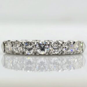 Platinum .70ctw Seven Stone Diamond Ring