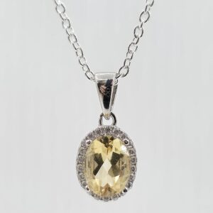 925 Citrine Necklace