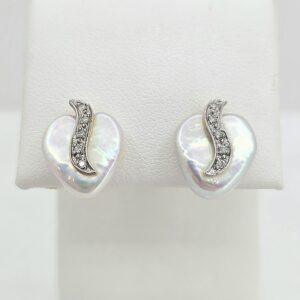 14k Mother of Pearl Earrings
