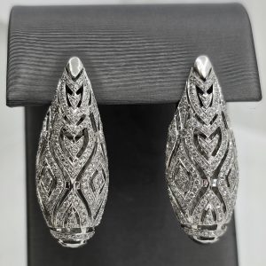 14k 2.22ctw Diamond Drop Earrings