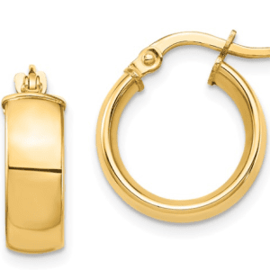 14k 5mm Hollow Hoops