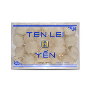Ten Lei Yen Blue Label Bulan Dried White Edible Bird's Nest 250 Grams