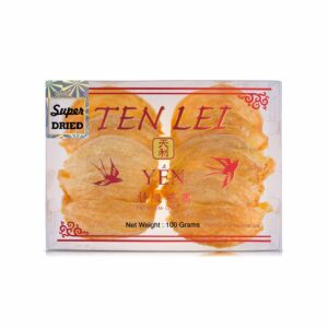 Ten Lei Yen Red Label Super Dried 100 Grams Golden Edible Bird's Nest