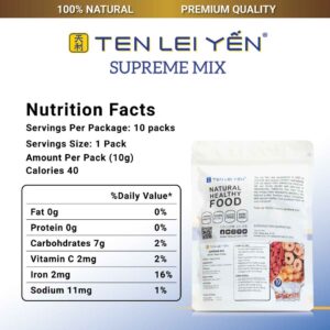 Ten Lei Yen Supreme Mix 10 Packs. Product Information.