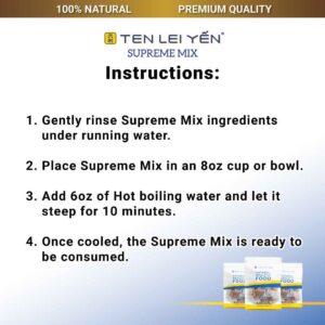 Ten Lei Yen Supreme Mix 10 Packs. Product Information. How to use.