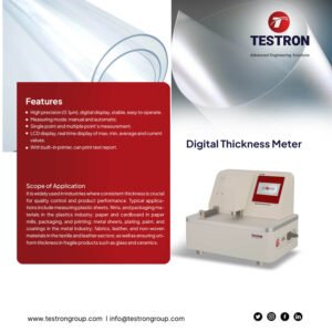 Digital Thickness gauge for plastic and paper, film thickness measuring device