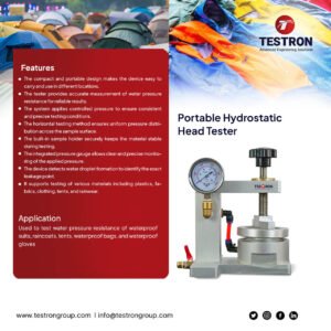 Portable Hydrostatic Head Tester supplier in USA, Canada, Germany, Italy, UAE, Egypt, Nigeria, Lebanon, Yemen