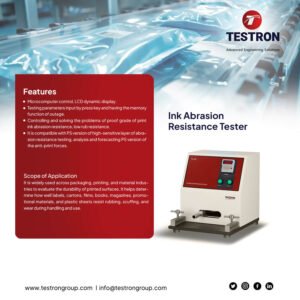 Ink Abrasion Resistance Tester supplier and manufacturer