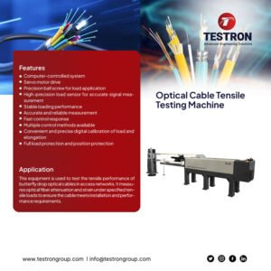 TT-OFT500 Optical Cable Tensile Testing Machine (Indoor) for fiber optic cable tensile testing and quality control laboratories