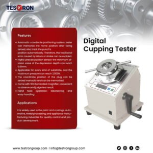 TT-DCT20 Digital Cupping Tester for paint coating deformation and adhesion testing