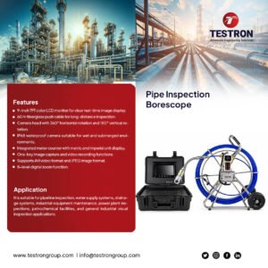 Industrial Pipe Inspection Borescope for examining hard-to-reach areas