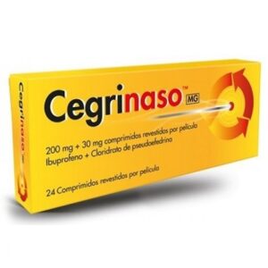 Cegrinaso 200mg+30mg 24 Comprimidos