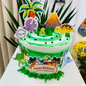 Bánh Sinh Nhật Khu Rừng Khủng Long