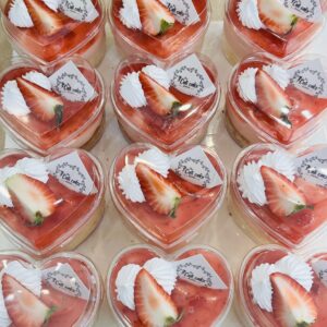 Bánh Mousse Dâu Tây Ngọt Ngào Valentine