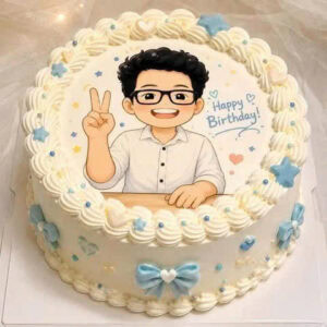 bánh kem sinh nhật tặng thầy cô giáo siêu dễ thương - cati cake hh4c linh đàm