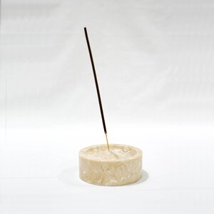 Incense Holder | Beige Marble