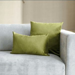 Velvet Cushion Cover - Green