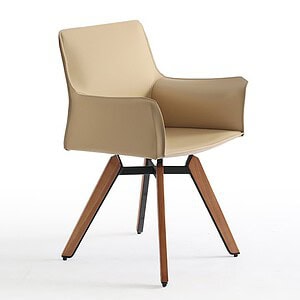 Recycled Leather Accent Chair