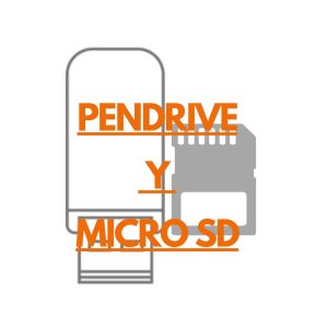Pendrives y tarjetas SD