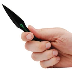 2 Piece Throwing Knife Black BioHazard