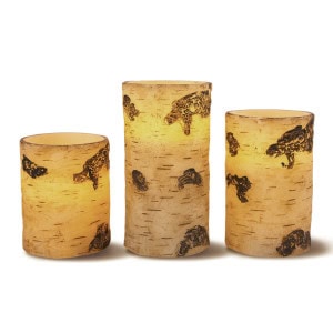 Bed Bath and Beyond Flameless Birch Pillars - hostess gifts