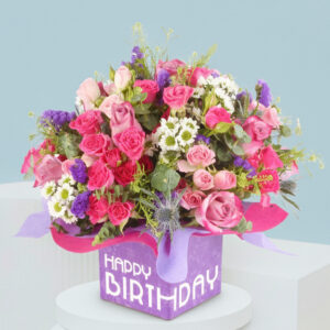 Happy Birthday Vase