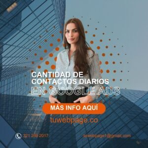 Cantidad de Contactos Diarios en Google Ads