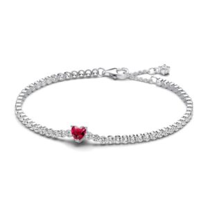 Браслет Pandora "Червоне серце" 590041C02