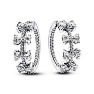 Сережки Pandora "Ряд бантиків" 293545C01