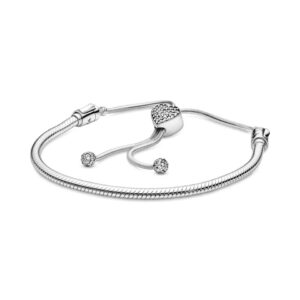 Браслет Pandora "Серце та Pave" 598699C01