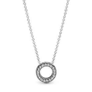 Намисто з логотипом Pandora та паве 397436CZ