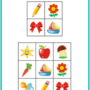 узнавание фигур, методика бернштейна, тест бернштейна, развитие памяти, задания на память, зрительная память, тест на память,