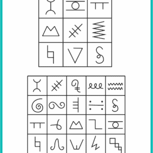 узнавание фигур, методика бернштейна, тест бернштейна, развитие памяти, задания на память, зрительная память, тест на память,