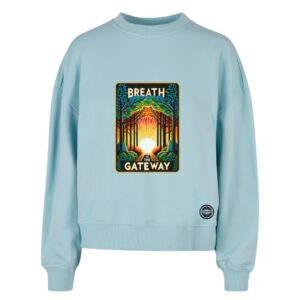 breath bluza damska niebieska
