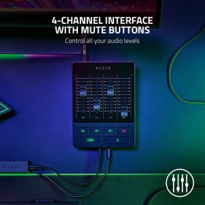 Audio Mixer Razer Mezclador analógico todo en uno para transmisión RZ19-03860100-R3U1