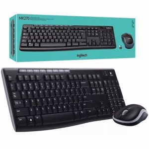 Combo Inalambrico Teclado Y Mouse Logitech Mk270