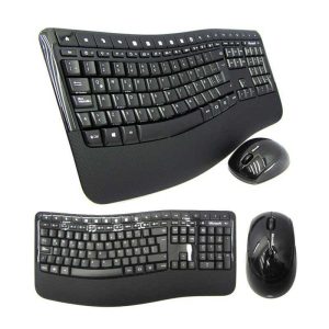 Combo Inalámbrico Teclado y Mouse Español Encriptación de Datos Microsoft 5050
