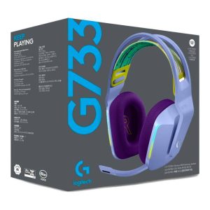 G733 LIGHTSPEED Wireless RGB Gaming Headset LILAC 2.4GHZ N A SAMR