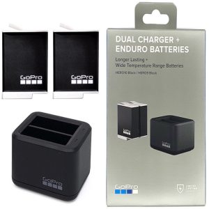 GoPro Cargador de batería dual y baterías Enduro