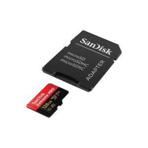 Memoria MicroSD UHS-I 128GB Sandisk Extreme Pro CL10 U3 con adaptador SDSQXCY-128G-GN6MA