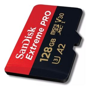 Memoria MicroSD UHS-I 128GB Sandisk Extreme Pro CL10 U3 con adaptador SDSQXCY-128G-GN6MA