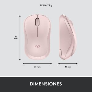 Mouse Logitech Inalambrico M220 pink