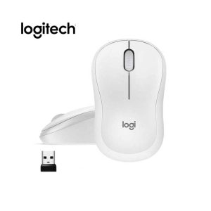 Mouse Logitech Inalámbrico Óptico M220 Silent Blanco