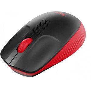 Mouse Logitech M190 Wireless Full Size Red