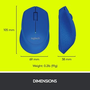 Mouse Logitech M280 blue inalambrico