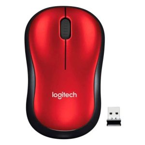 Mouse Logitech m185 Inalambrico Rojo